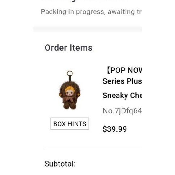 POP MART Skullpanda You Found Me Sneaky Chestnut Brown Plush Pendent - Picture 5 of 5